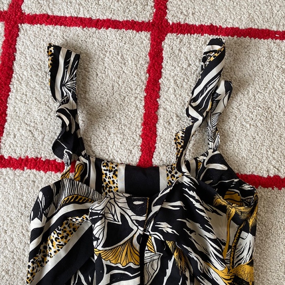 Topshop Ruffle Tank Jumpsuit Sz6 - Picture 5 of 9